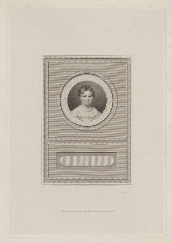 Ada Lovelace by Edward Scriven, published by John Samuel Murray, after Louis Ami Ferrière, NPG